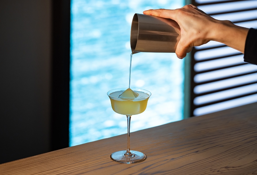 the BAR MATCHA-TEIのカクテル