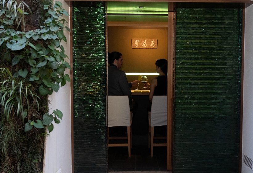 the BAR MATCHA-TEIの様子