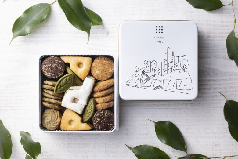 ⽩井屋ザ・パティスリー⾃信作 『⽩井屋ホテル クッキー⽸』 新発売