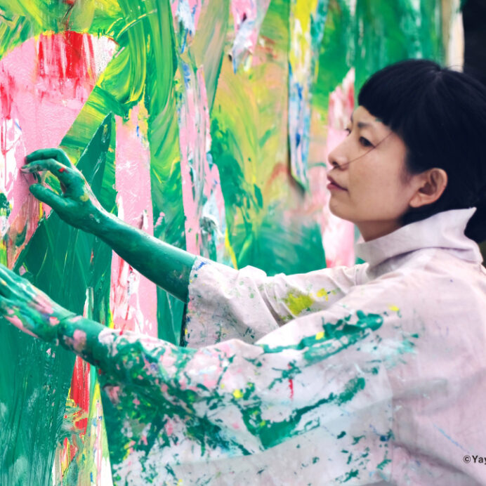 2026/9/19(⼟)- 2027/1/12(⽕)　第⼀回 前橋国際芸術祭 2026 コラボレーション企画 ⽩井屋ホテルアートイルミネーション2026 『ミロコマチコ at SHIROIYA 《空気に根をおろす》』開催